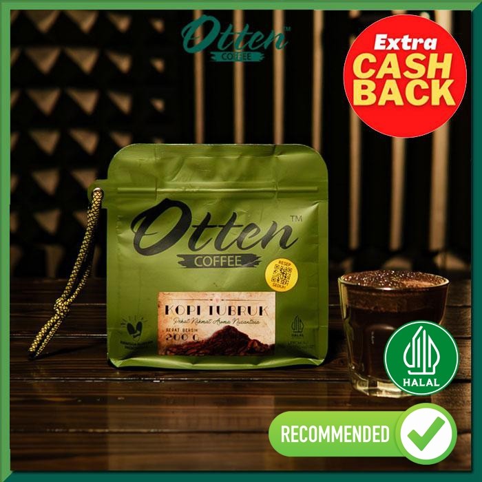 

llyback - Otten Kopi Tubruk Blend Legendaris - Kopi Bubuk Hitam Harum Premium Original Tanpa Gula