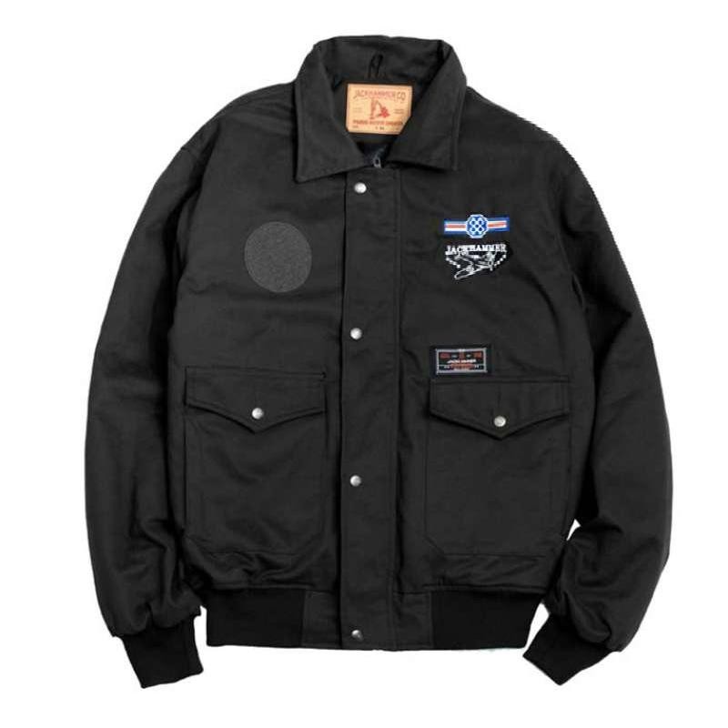 Jackersfield Patrol Flight Jacket Onyx Jaket Bomber Pria Twill Best Quality Asli 100% Original