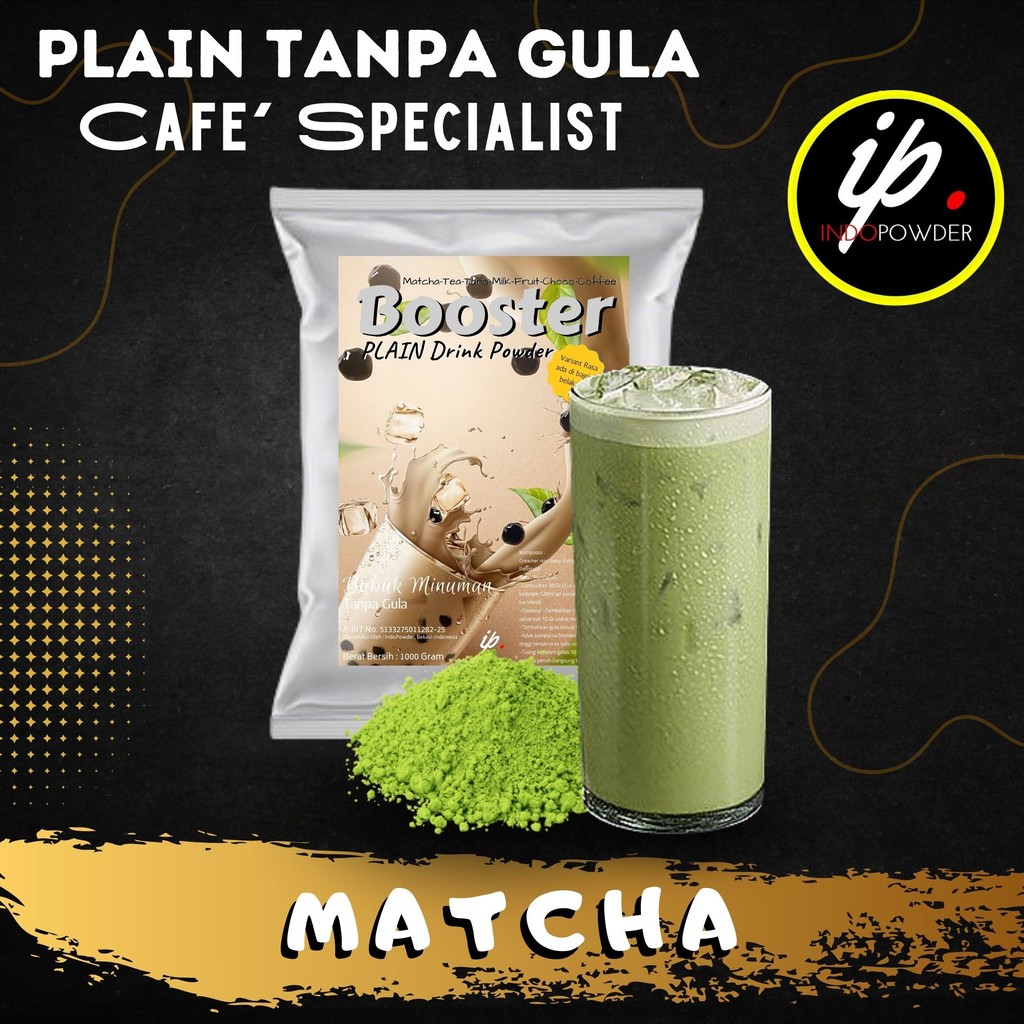 

IP Jakarta - Bubuk Minuman TANPA GULA / PLAIN Rasa GREENTEA 1Kg Untuk Cafe, Resto & Usaha Minuman