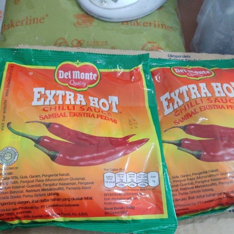 

saus delmonte cabe dan tomat sachet isi 24