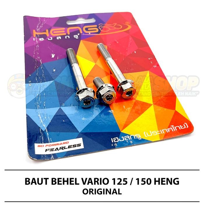 ASLI Baut Probolt Set Behel Vario 125 150 Heng 2 Kunci Stainless Original Thailand