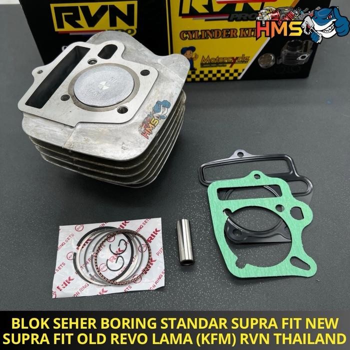 ASLI BLOK BLOCK SEHER KOMPLIT SUPRA FIT NEW REVO LAMA LEGENDA SUPRA FIT LAMA KFM ORIGINAL RVN +