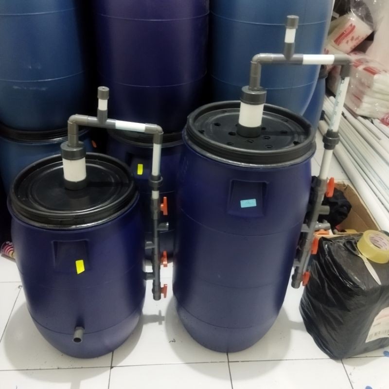 filter air sumur, air kuning, bau, mengandung zat besi. dari tong