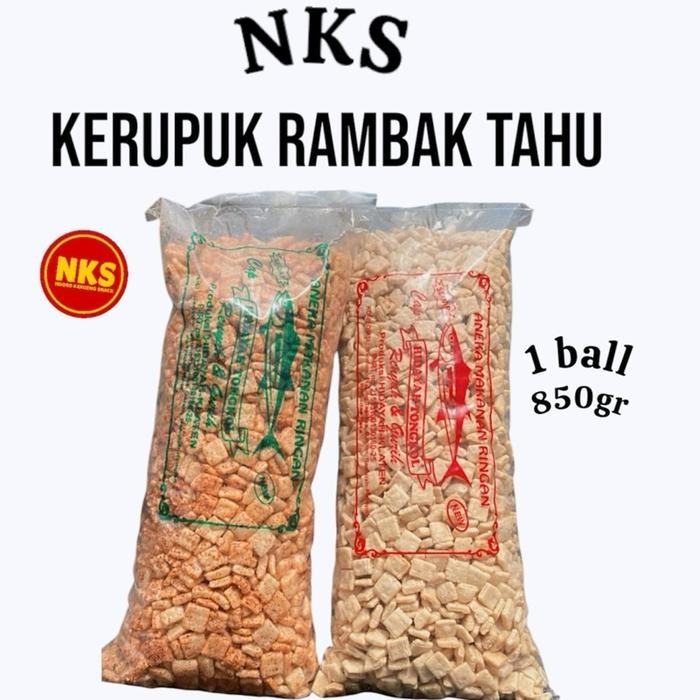 

JTTOP" KERUPUK KOTAK RAMBAK TAHU /CEMILAN MEDAN 1 BALL (850GR ) FOOD KRUPUK CEMILAN ASIN CAMILAN