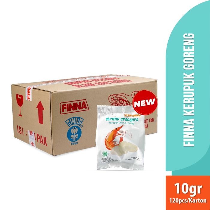 

JTTOP" 1 KARTON KRUPUK FINNA GARUDA 120 PCS HALAL ASIN GURIH GRATIS ONGKIR GORENG CRACKERS FOOD