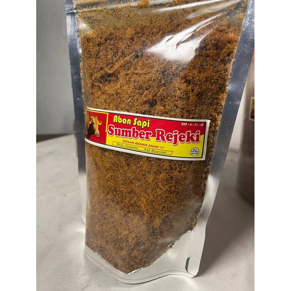 

JTTOP" ABON SAPI SUMBER REJEKI ASLI BOYOLALI 250G POUCH ZIPPER TANPA MSG DAN GMO - GARLIC, KRIPIK