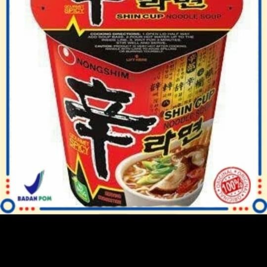 

Promo Terbatas Mie Korea Ramen Nongshim Shin Ramyeoun Cup Aman