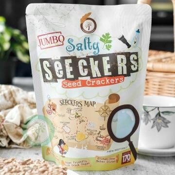 

JTTOP" JUMBO SEECKERS SEED CRACKERS - SALTY 170GR