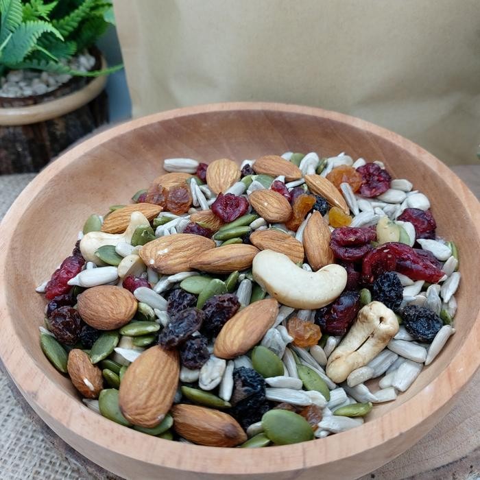 

JTTOP" PRODEX TRAIL MIX 1KG - KACANG, BIJI-BIJIAN, BUAH KERING - SEHAT, DIET