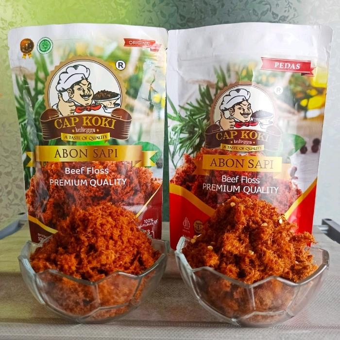 

JTTOP" ABON SAPI PREMIUM BEEF FLOSS KEMASAN STANDING POUCH 100 GRAM CRISPY CRUNCHY ENAK ORIGINAL