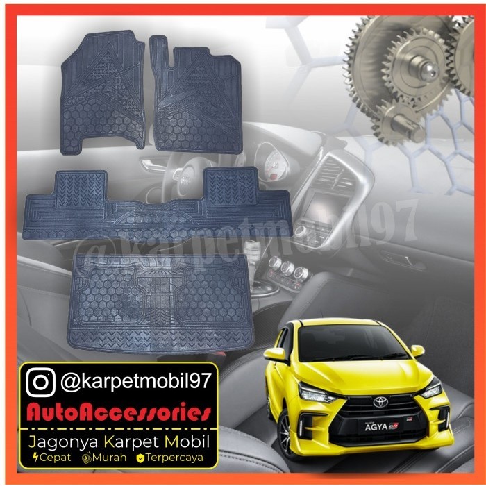 Karpet Toyota All New Agya 2023 2024 Karpet Karet Agya Karpet Mobil