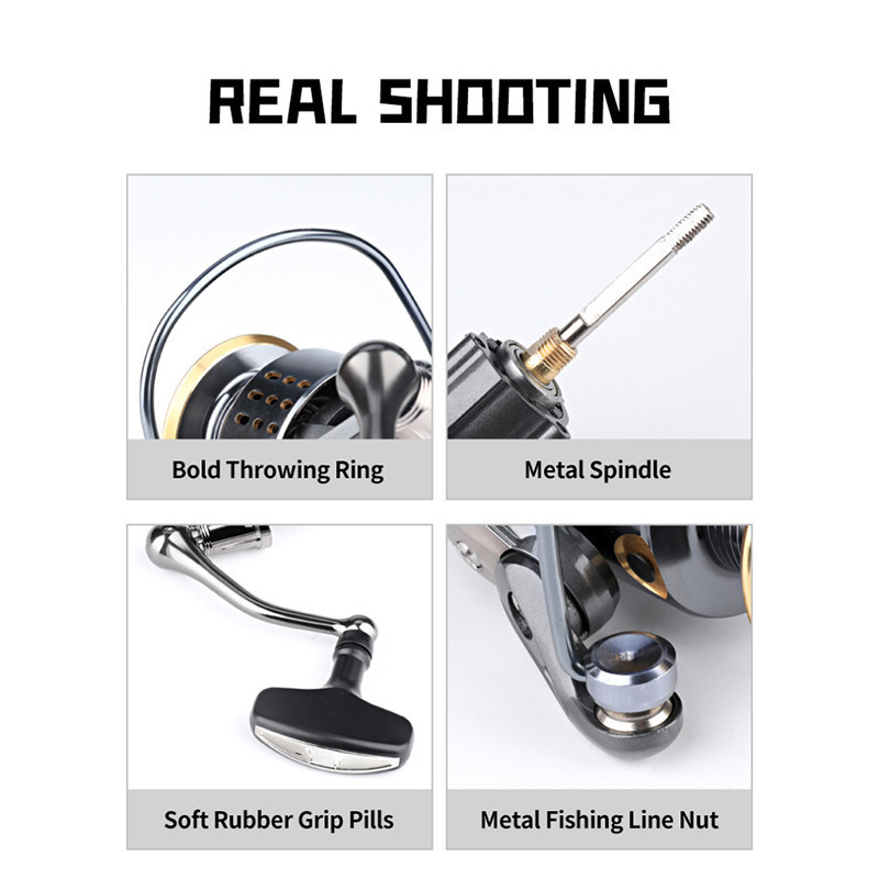 [Ready] CODDeukio Reel Pancing Seri 2000-7000 rel pancing deukio laut murah dan kuat 20 kg rill