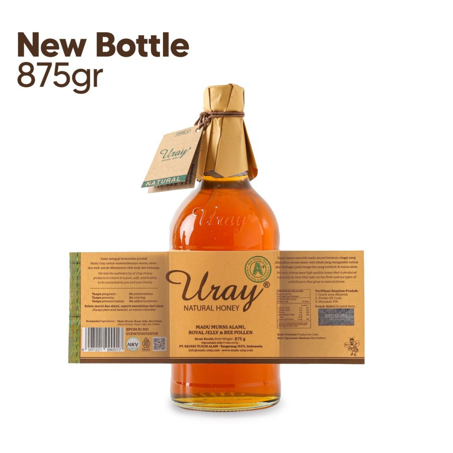 

Omahjajanan Madu Uray Natural Honey 450Gr & 875Gr - Madu Murni - Madu Hutan Asli
