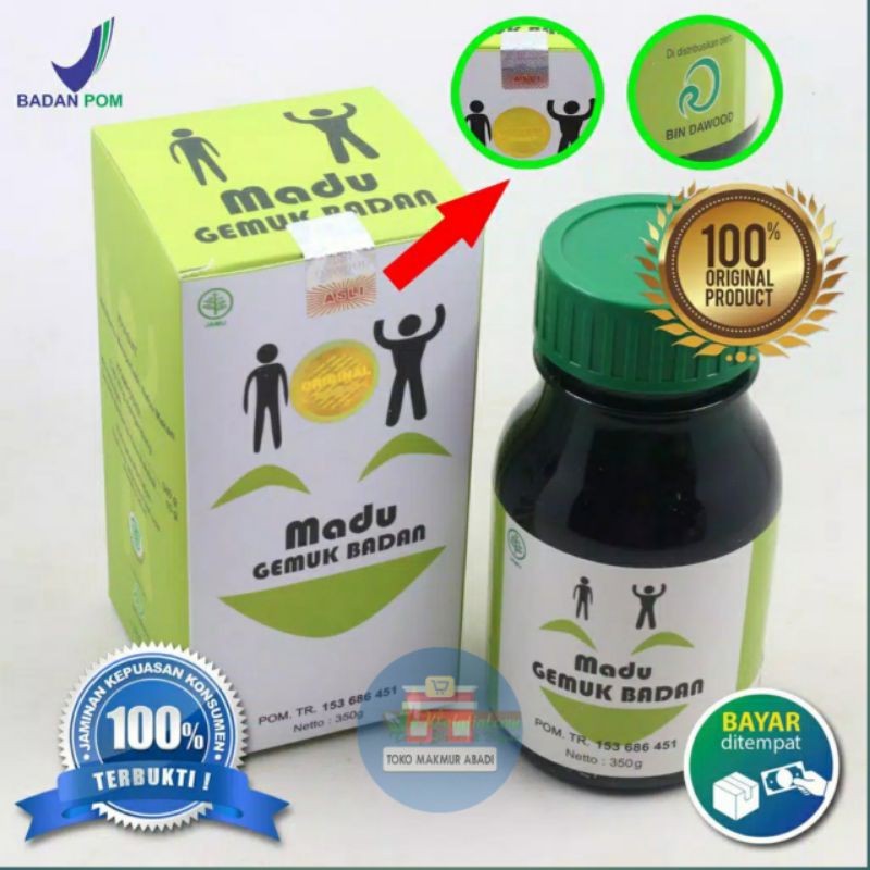 

Omahjajanan Madu Gemuk Badan Asli Bpom - Penambah Berat Badan & Nafsu Makan