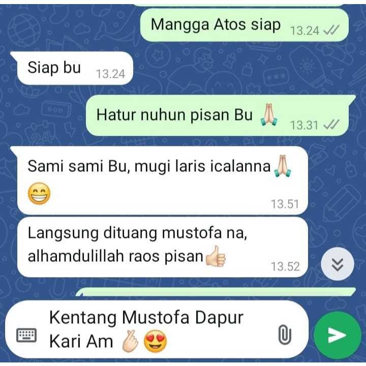 

Restokobar Kentang Mustofa Pedas Manis Dapur Kari Am 160 Gram Home Made