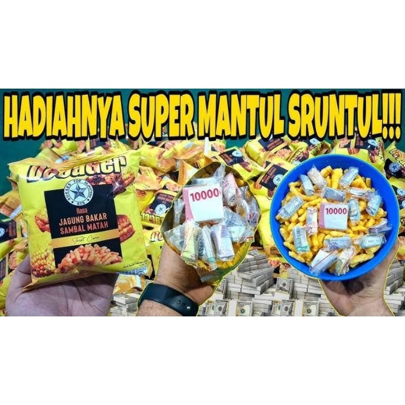 

Restokobar Ciki Dejager Berhadiah Uang Tunai - Ciki Berhadiah Uang - Snack Dejager Berhadiah