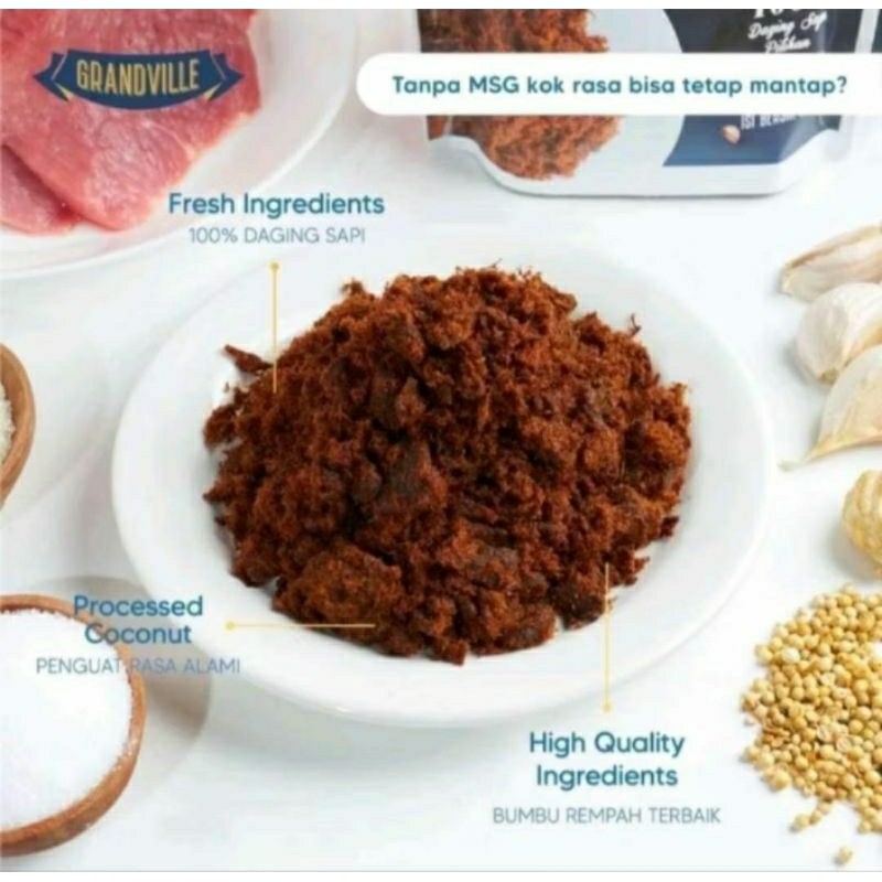 

Sega Tungtung Grandville Abon Ikan Original Mpasi No Msg