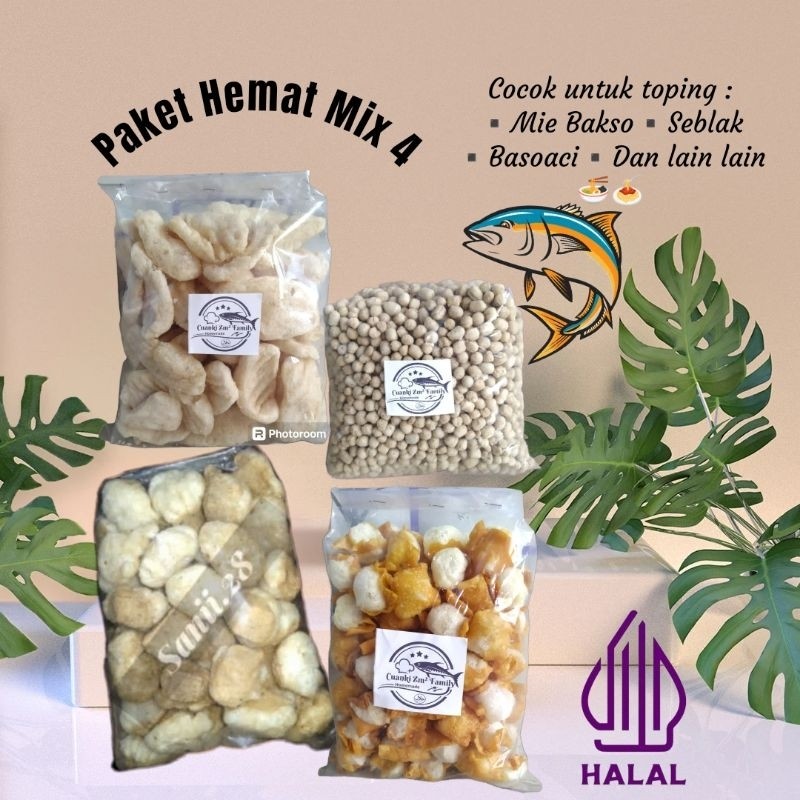 

Eumsig Paket Hemat Toping Boci(Lidah50+Tahukering50+Gurilem250G+Pilus250G)