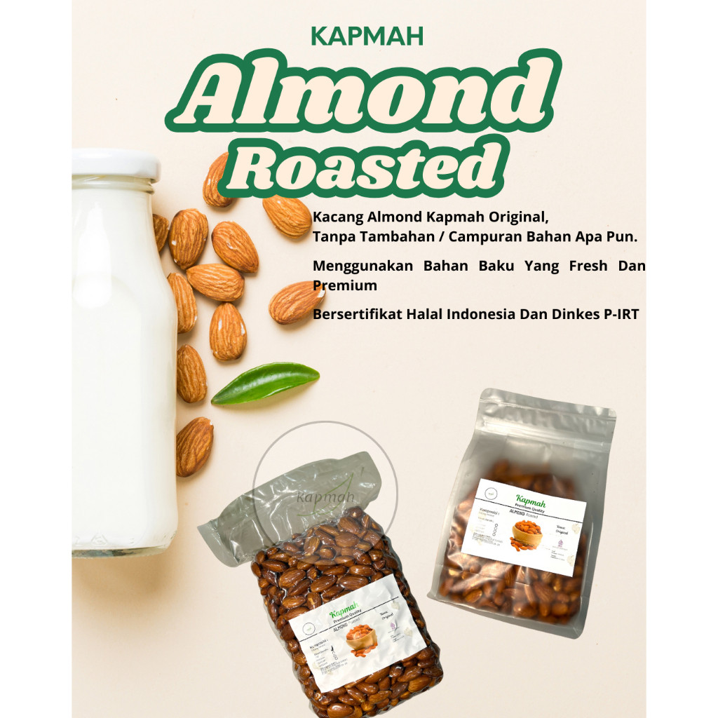 

Eumsig Roasted Almond 1Kg Halal Antioksidan Renyah