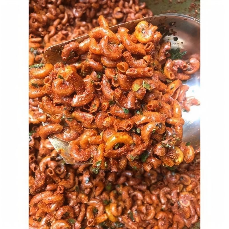 

Eumsig Makaroni Pedas Cikruh Renyah Gurih Ekstra Daun Jeruk 250Gram