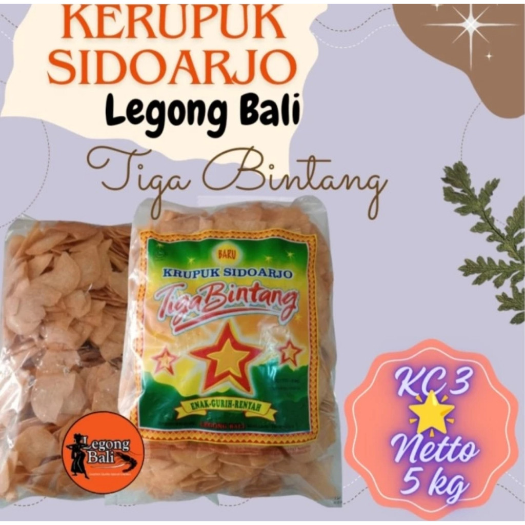

Sega Tungtung Legong Bali Kerupuk Udang Kc Merah Tiga Bintang 5 Kg