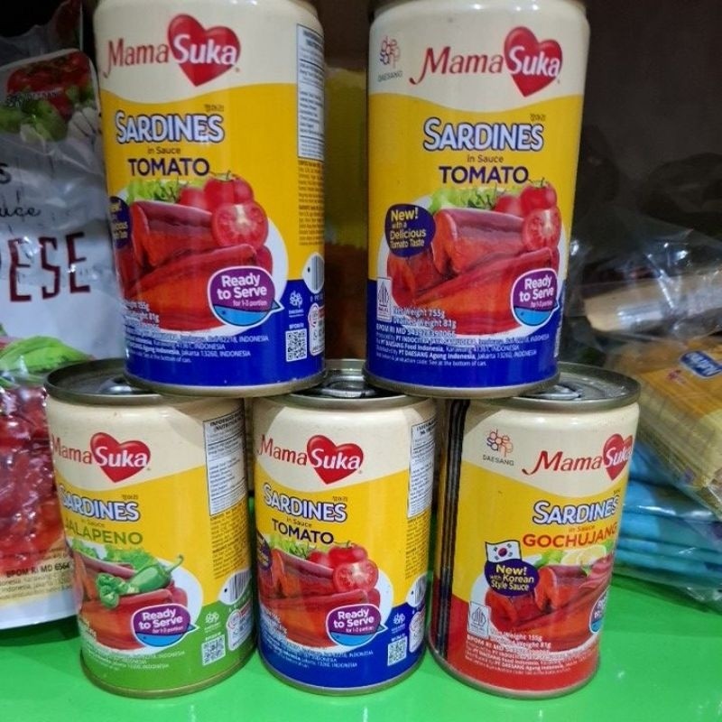 

Sega Tungtung Sarden Sardines Sardin 155Gr Mamasuka