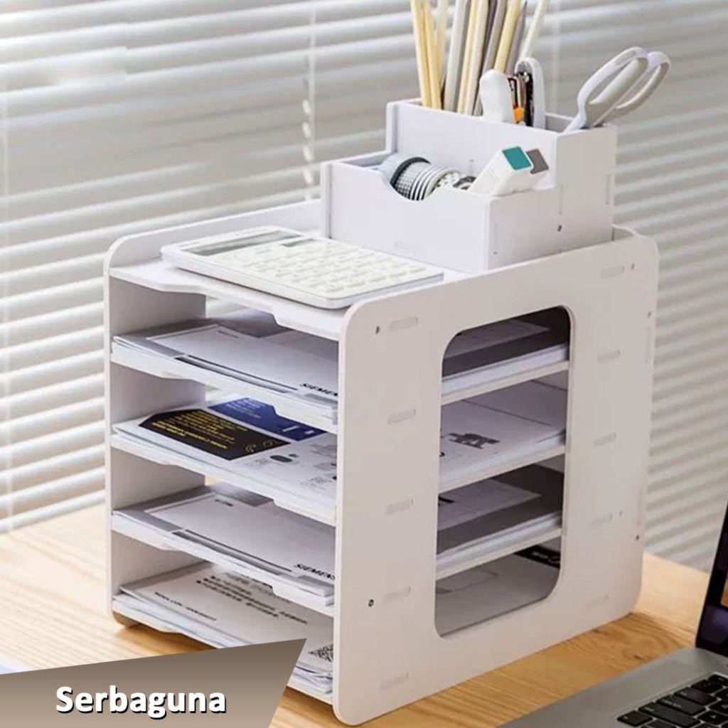 RAK FILE ORGANIZER PENYIMPANAN KERTAS HVS SURAT DOKUMEN SERBAGUNA