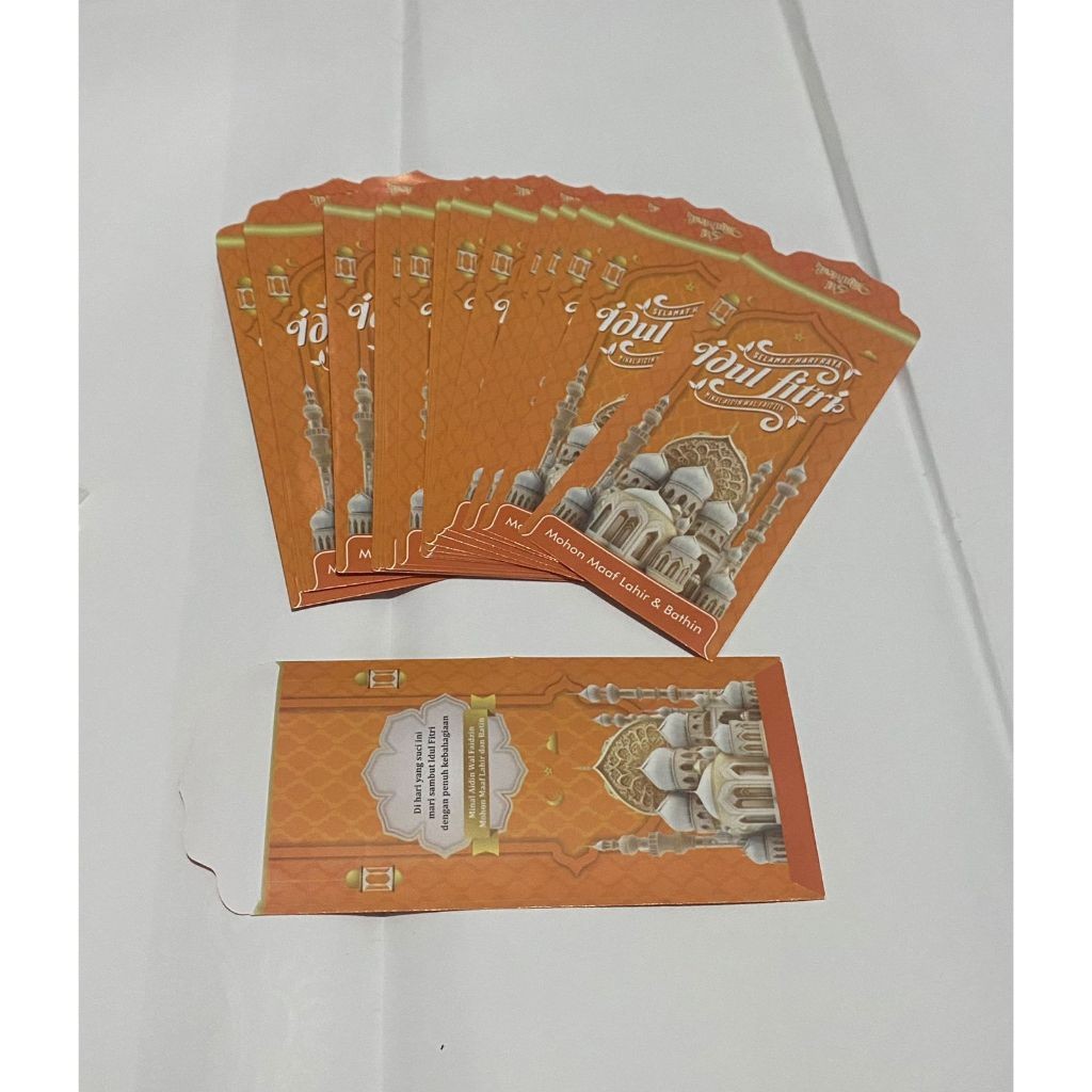 

AMPAU / AMPLOP UK L LEBARAN MASJID DF UK BESAR ISI 50 LEMBAR 16 CM X 8 CM