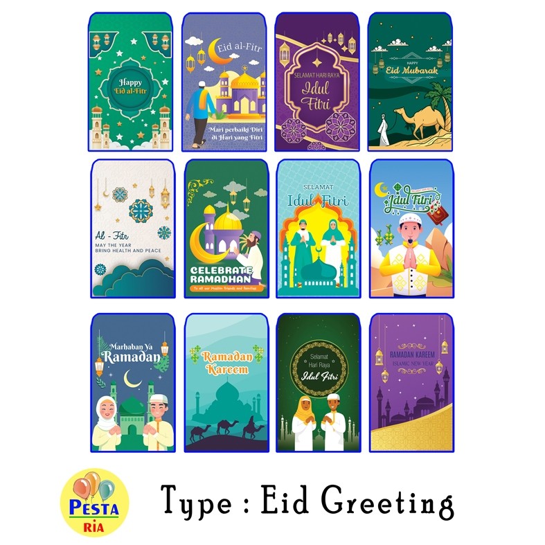 

MURAH!! (50PCS) AMPLOP LEBARAN UK MEDIUM, AMPLOP HARI RAYA IDUL FITRI, TERMURAH, ANGPAO MOTIF 2025,