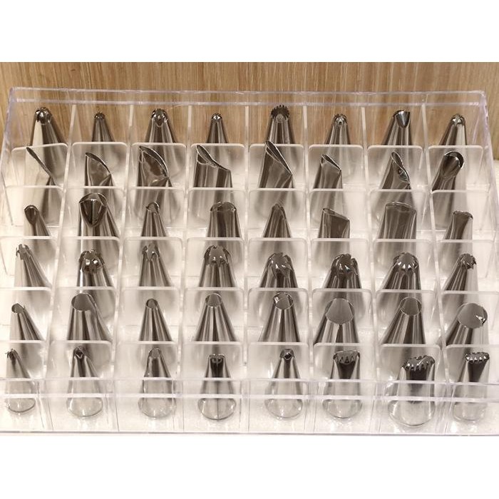 

Spuit Kue Set 48 Pcs Box Packed Piping Nozzle Tip Buttercream Decoration Dekorasi Cream