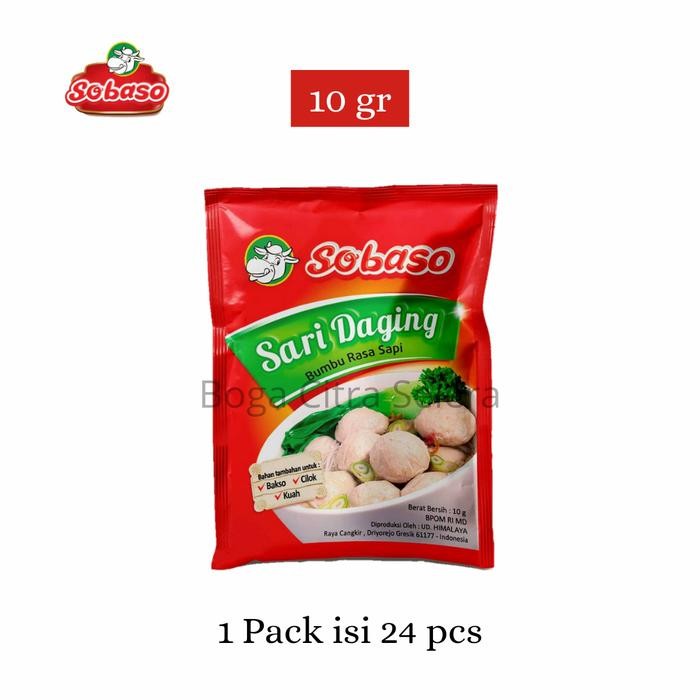

Terlaris 1 Pack Sari Daging Beef Fowder Sobaso 10Gr
