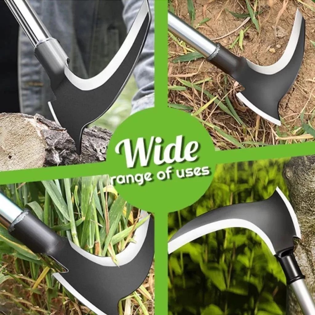 [SIAP KIRIM] Ukuran besar Alat Sabit Kapak Ganda Baja/Sabit Ranting Pohon/ Sabit Rumput/ Padi