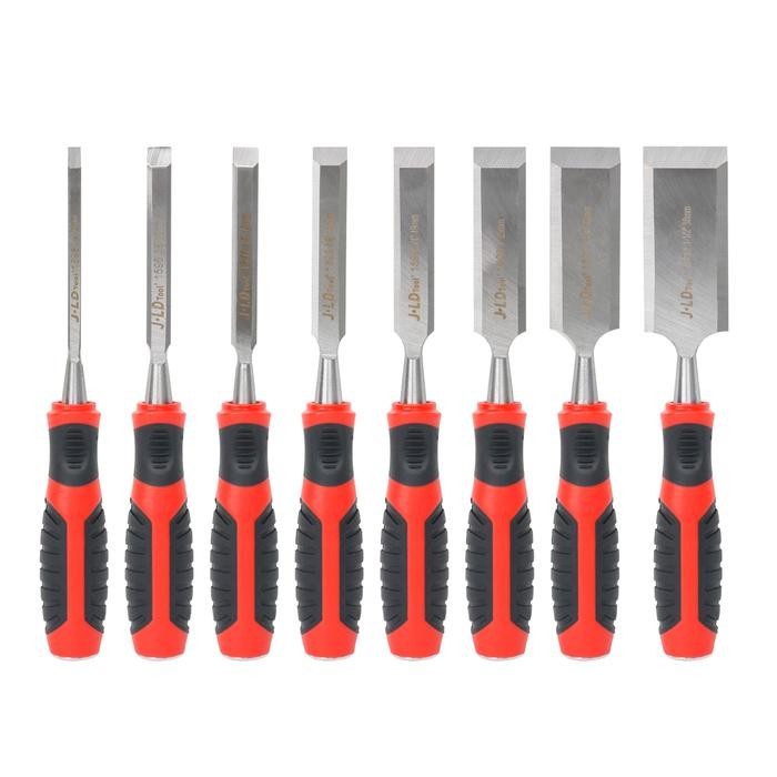 

JLD Pahat Kayu Alat Ukir Kayu 6-38MM Wood Chisel Tatah Aneka Ukuran Tools Wood Working