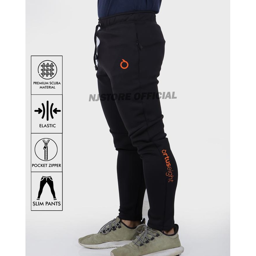 PREMIUM celana training panjang pria olahraga lari training pants gym pria