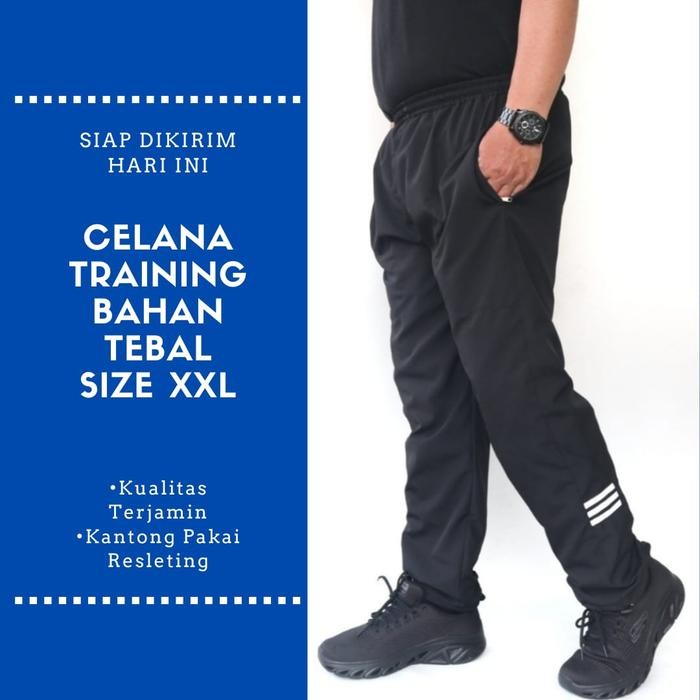 PREMIUM Celana Training Pria Jumbo XXL Big Size