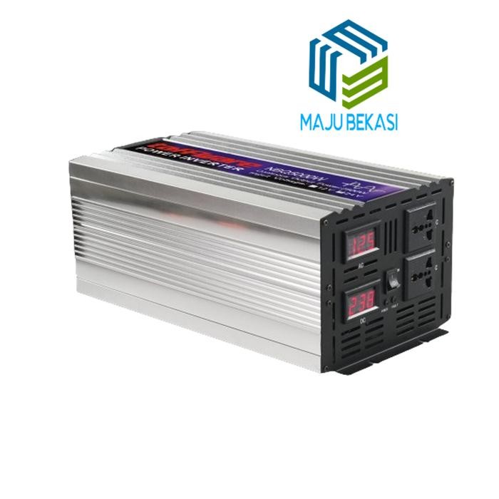 POWER INVERTER 24V 6000 WATT 5000 WATT POWER INVERTER MOBIL PURE SINE WAVE DC 24V TO AC 220V