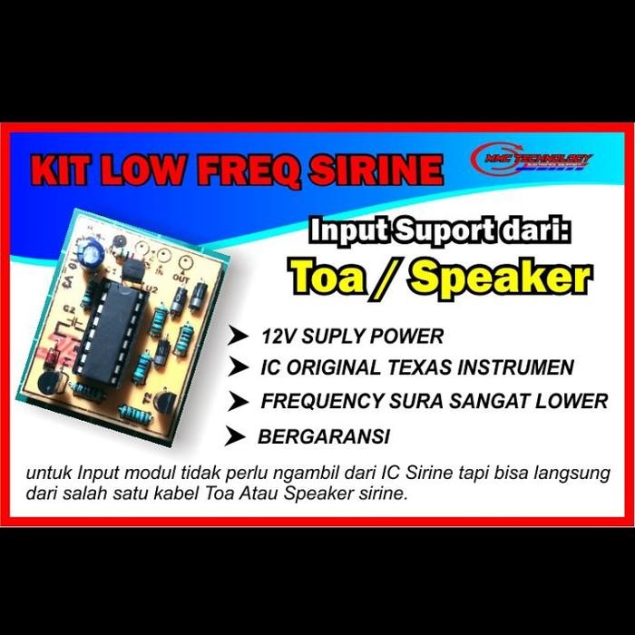 PREMIUM Kit Low Freq Sirine modul low frequency