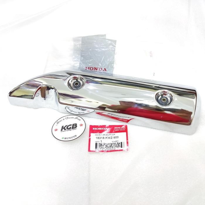 PREMIUM tutup muffler knalpot tameng cover revo AT ori baru ahm 18318 kwz 900