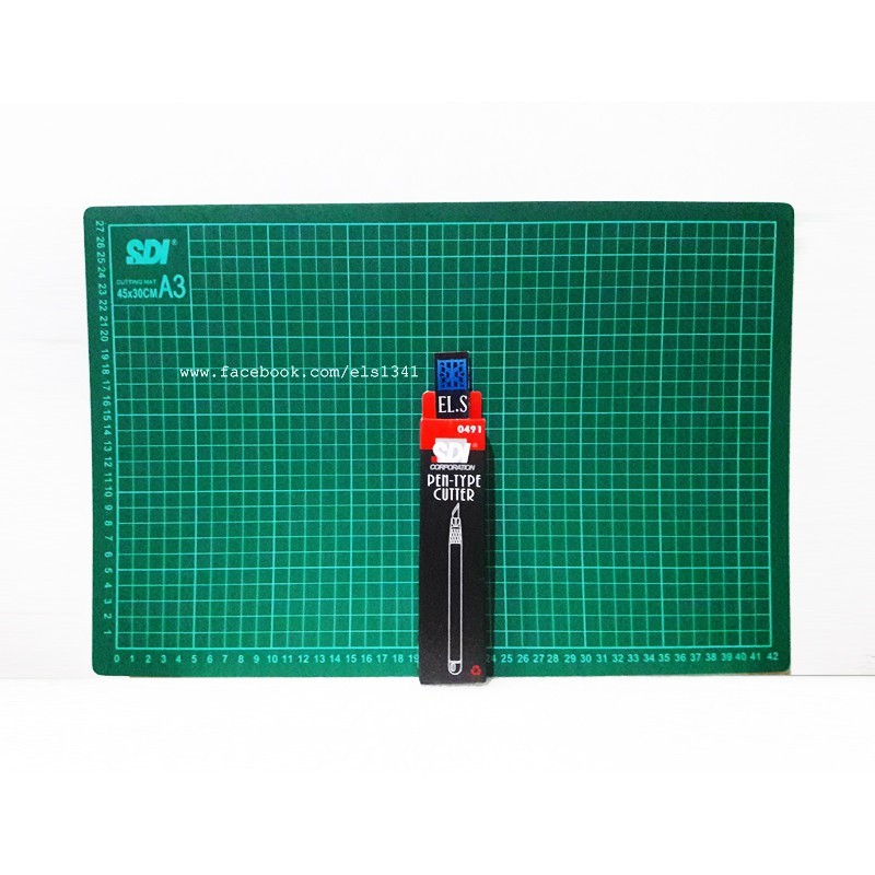 

Paket SDI Cutting Mat A3 + Pen Cutter