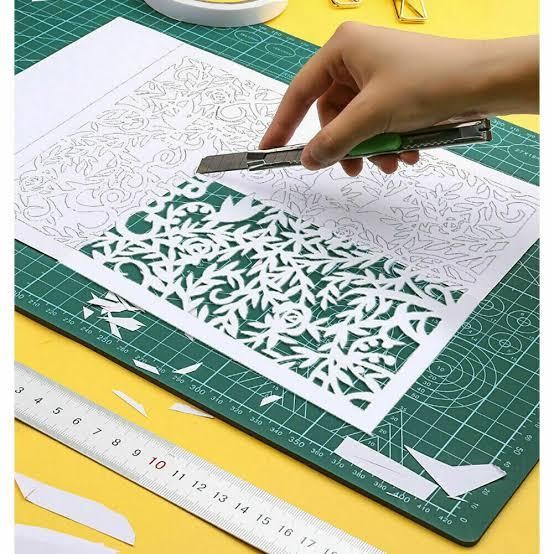 

junesix cutting mat double side/alas potong dua sisi A2 60x45cm tebal m