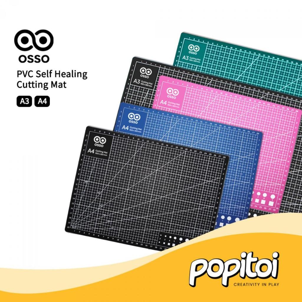 

OSSO PVC Self Healing Cutting Mat A3 Pad Board Alas Potong Hobby Craft