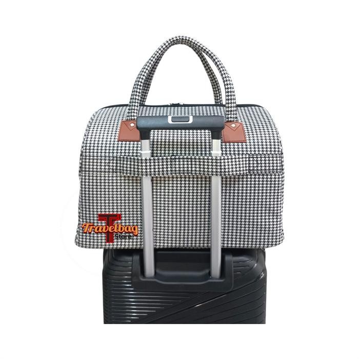 SALE TAS TRAVEL 02 UKURAN SEDANG UNTUK WANITA DAN PRIA - MUDIK KANVAS READY