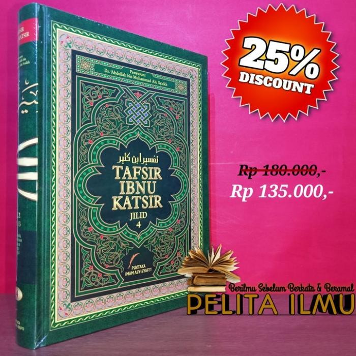 PROMO BUKU TERJEMAH TAFSIR IBNU KATSIR JILID 4 (AL-ANFAL - YUSUF) READY