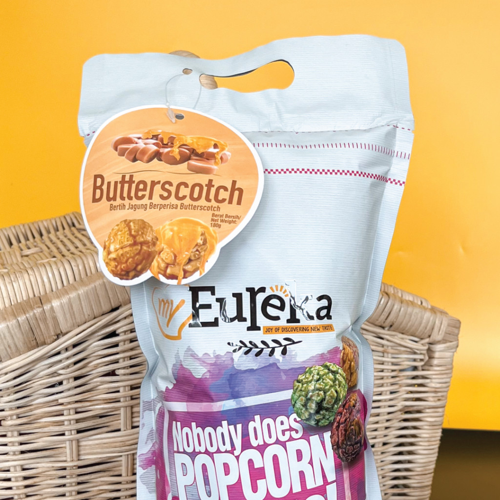 

Eureka Popcorn Butterscotch Pack 140g Snack Cemilan Impor