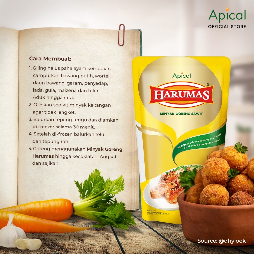 

HARUMAS Minyak Goreng Standing Pouch 2L Twinpack