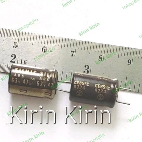 ZSCW- Elco ELNA SILMIC ARS 47uf 63V Gold Genuine japan