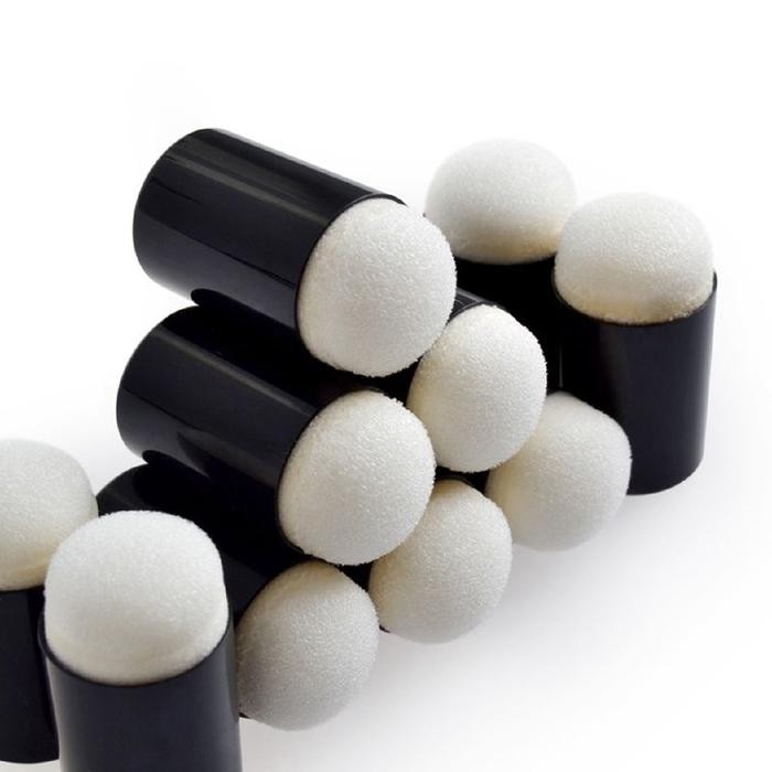 

40Pcs Spons Jari Pengoles Cat Untuk Melukis