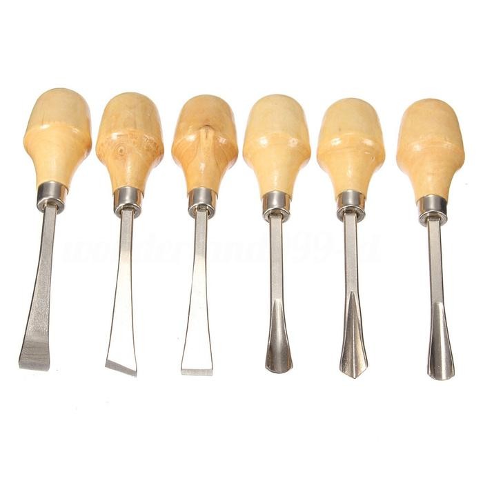 

Set 6Pcs Pisau Pemahat Dengan Bahan Kayu Untuk Kerajinan