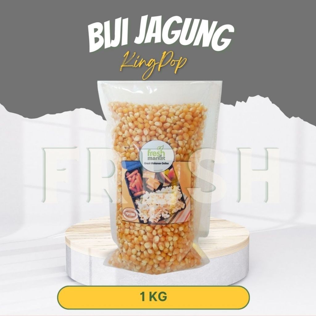 

Biji Jagung Popcorn Mentah Merk King pop / Kingpop 1 Kg / Halal