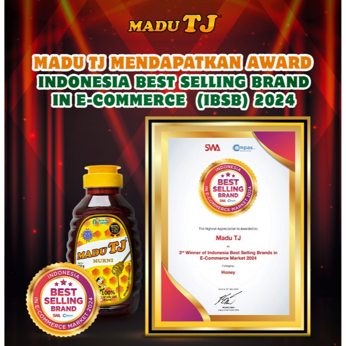 

Madu Tj Murni 500gr REFILL / Madu Murni / Madu Super / Madu Asli / Madu Daya Tahan Tubuh / Bebiber